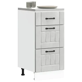 Mueble bajo de cocina Lucca madera contrachapada gris cemento de , Armarios de cocina - Ref: Foro24-854234, Precio: 88,02 €, ...