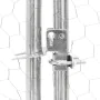 Perrera de exterior puerta acero galvanizado plateado 2x1x1 m de , Casetas para perros - Ref: Foro24-4105410, Precio: 82,79 €...