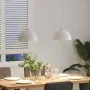 Lámparas colgantes 2 uds regulable en altura E27 blanco Ø 30 cm by , Lamps - Ref: Foro24-4103452, Price: 50,69 €, Discount: %
