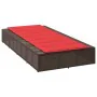 Tumbona con cojín flotante ratán sintético marrón by , Loungers - Ref: Foro24-4104208, Price: 244,08 €, Discount: %