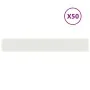 Bordes para césped 50 uds acero laminado frío blanco 15x103 cm by , Garden edging and edging - Ref: Foro24-860149, Price: 136...