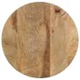 Mesa auxiliar madera maciza de mango negra Ø37x45 cm de , Mesas auxiliares - Ref: Foro24-4017537, Precio: 98,09 €, Descuento: %