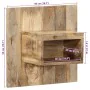 Mesita de noche madera maciza de mango 50x27x50 cm de , Mesitas de noche - Ref: Foro24-4017521, Precio: 61,78 €, Descuento: %