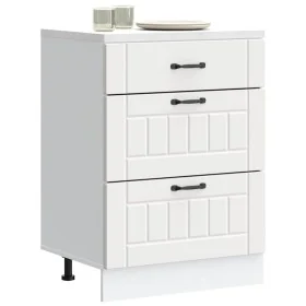 Mueble bajo de cocina Lucca madera de ingeniería blanca de , Armarios de cocina - Ref: Foro24-854269, Precio: 113,43 €, Descu...