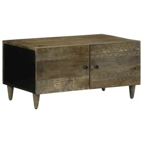 Mesa de centro de madera maciza de mango gris claro 80x50x40 cm by , Coffee table - Ref: Foro24-4017797, Price: 110,57 €, Dis...
