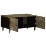 Mesa de centro de madera maciza de mango gris claro 80x50x40 cm by , Coffee table - Ref: Foro24-4017797, Price: 110,57 €, Dis...