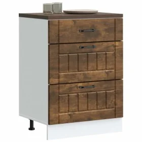 Mueble bajo de cocina Lucca roble ahumado de , Armarios de cocina - Ref: Foro24-854274, Precio: 109,14 €, Descuento: %