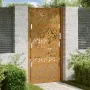 Puerta de jardín diseño de hojas de acero desgastado 105x205 cm von , Gartentore - Ref: Foro24-4100968, Preis: 271,74 €, Raba...
