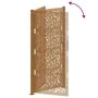 Puerta de jardín diseño de hojas de acero desgastado 105x205 cm von , Gartentore - Ref: Foro24-4100968, Preis: 271,74 €, Raba...
