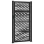 Puerta de jardín diseño en cruz de acero negra 105x205 cm de , Puertas de jardín - Ref: Foro24-4101003, Precio: 275,76 €, Des...
