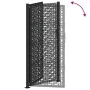 Puerta de jardín diseño en cruz de acero negra 105x205 cm de , Puertas de jardín - Ref: Foro24-4101003, Precio: 275,76 €, Des...