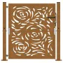 Puerta de jardín diseño llama acero desgastado 105x105 cm de , Puertas de jardín - Ref: Foro24-4100994, Precio: 165,69 €, Des...