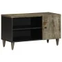 Mueble de TV madera maciza de mango gris claro 80x31,5x46 cm de , Almacenamiento para CD y DVD - Ref: Foro24-4017807, Precio:...