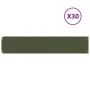 Bordes césped 30 uds acero laminado frío verde oliva 20x103 cm by , Garden edging and edging - Ref: Foro24-860163, Price: 121...