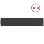 Bordes para césped 10 uds acero laminado frío negro 20x103 cm von , Garteneinfassung und Einfassung - Ref: Foro24-860154, Pre...