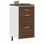 Armario bajo de roble marrón 40x46x81,5 cm madera de ingeniería de , Armarios de cocina - Ref: Foro24-854217, Precio: 91,71 €...