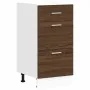 Armario bajo de roble marrón 40x46x81,5 cm madera de ingeniería de , Armarios de cocina - Ref: Foro24-854217, Precio: 91,71 €...