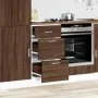 Armario bajo de roble marrón 40x46x81,5 cm madera de ingeniería de , Armarios de cocina - Ref: Foro24-854217, Precio: 91,71 €...