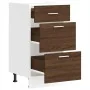 Armario bajo de roble marrón 40x46x81,5 cm madera de ingeniería de , Armarios de cocina - Ref: Foro24-854217, Precio: 91,71 €...