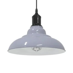 Lámpara colgante regulable en altura E27 gris brillante Ø 31cm de , Lámparas - Ref: Foro24-4103438, Precio: 31,82 €, Descuent...
