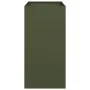 Jardinera acero verde oliva 40x80x80 cm de , Maceteros y jardineras - Ref: Foro24-860776, Precio: 99,83 €, Descuento: %