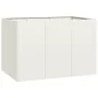 Jardinera acero blanco 120x80x80 cm de , Maceteros y jardineras - Ref: Foro24-860788, Precio: 113,45 €, Descuento: %