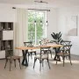 Patas para mesa de comedor 2 uds acero negro 50x(72-73,3) cm de , Patas para mesas - Ref: Foro24-4012716, Precio: 99,39 €, De...