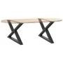 Patas para mesa de centro 2 uds acero antracita 70x(42-43,3) cm de , Patas para mesas - Ref: Foro24-4012714, Precio: 84,52 €,...