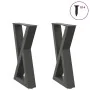 Patas para mesa de centro 2 uds antracita acero 28x(42-43,3) cm de , Patas para mesas - Ref: Foro24-4012698, Precio: 65,80 €,...