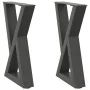 Patas para mesa de centro 2 uds antracita acero 28x(42-43,3) cm de , Patas para mesas - Ref: Foro24-4012698, Precio: 65,80 €,...