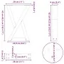 Patas para mesa de centro 2 uds antracita acero 28x(42-43,3) cm de , Patas para mesas - Ref: Foro24-4012698, Precio: 65,80 €,...