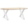Patas para mesa de centro 2 uds acero blanco 60x(42-43,3) cm de , Patas para mesas - Ref: Foro24-4012709, Precio: 82,98 €, De...