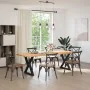 Patas para mesa de comedor 2 uds acero negro 70x(72-73,3) cm de , Patas para mesas - Ref: Foro24-4012728, Precio: 108,98 €, D...
