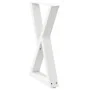 Patas de mesa de comedor 2 uds acero blanco 60x(72-73,3) cm de , Patas para mesas - Ref: Foro24-4012721, Precio: 109,17 €, De...