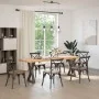 Patas para mesa de comedor 2 uds acero natural 60x(72-73,3) cm de , Patas para mesas - Ref: Foro24-4012723, Precio: 104,69 €,...