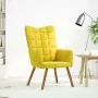 Sillón de relax terciopelo amarillo de , Sillones - Ref: Foro24-4016817, Precio: 103,61 €, Descuento: %