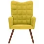 Sillón de relax terciopelo amarillo de , Sillones - Ref: Foro24-4016817, Precio: 103,61 €, Descuento: %