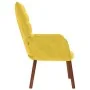 Sillón de relax terciopelo amarillo de , Sillones - Ref: Foro24-4016817, Precio: 103,61 €, Descuento: %