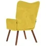 Sillón de relax terciopelo amarillo de , Sillones - Ref: Foro24-4016817, Precio: 103,61 €, Descuento: %