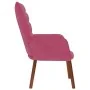 Sillón de relax de terciopelo rojo vino tinto de , Sillones - Ref: Foro24-4016815, Precio: 103,72 €, Descuento: %
