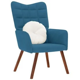 Sillón de relax de terciopelo azul de , Sillones - Ref: Foro24-4016820, Precio: 102,22 €, Descuento: %