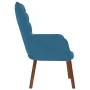 Sillón de relax de terciopelo azul de , Sillones - Ref: Foro24-4016820, Precio: 102,22 €, Descuento: %