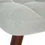 Mecedora con taburete de terciopelo gris claro de , Mecedoras - Ref: Foro24-4016843, Precio: 139,04 €, Descuento: %