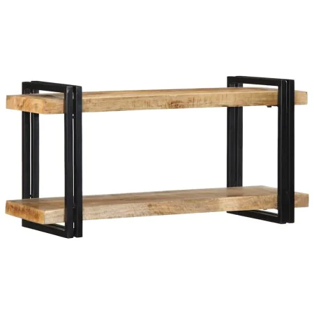Estante de pared madera maciza de mango 90x33x45 cm von , CD- und DVD-Speicher - Ref: Foro24-4017485, Preis: 109,32 €, Rabatt: %