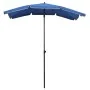 Sombrilla de jardín con palo azul azure 200x130 cm de vidaXL, Sombrillas - Ref: Foro24-315558, Precio: 40,18 €, Descuento: %