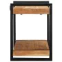 Estante de pared madera maciza de acacia 90x33x45 cm de , Almacenamiento para CD y DVD - Ref: Foro24-4017487, Precio: 86,74 €...