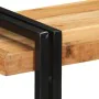 Estante de pared madera maciza de acacia 90x33x45 cm de , Almacenamiento para CD y DVD - Ref: Foro24-4017487, Precio: 86,74 €...
