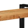 Estante de pared madera maciza de acacia 90x33x45 cm de , Almacenamiento para CD y DVD - Ref: Foro24-4017487, Precio: 86,74 €...