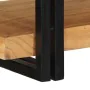 Estante de pared madera maciza de acacia 90x33x45 cm de , Almacenamiento para CD y DVD - Ref: Foro24-4017487, Precio: 86,74 €...