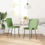 Sillas de comedor 2 unidades terciopelo verde claro de , Sillas de comedor - Ref: Foro24-4101060, Precio: 81,48 €, Descuento: %